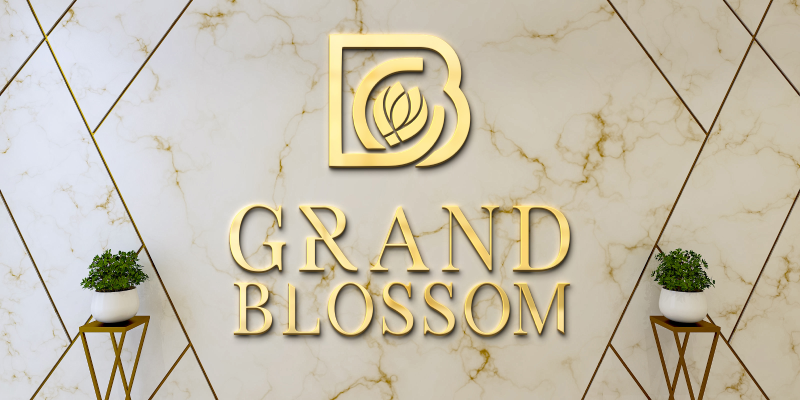 Grand Blossom Luxury Banquet – Logo Design & Branding