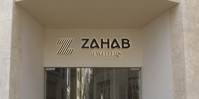 Zahab Jewellers – Logo Design & Branding